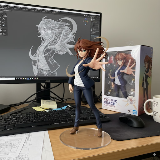 Cosplay AI figurine styles like anime hero, ninja, and mecha