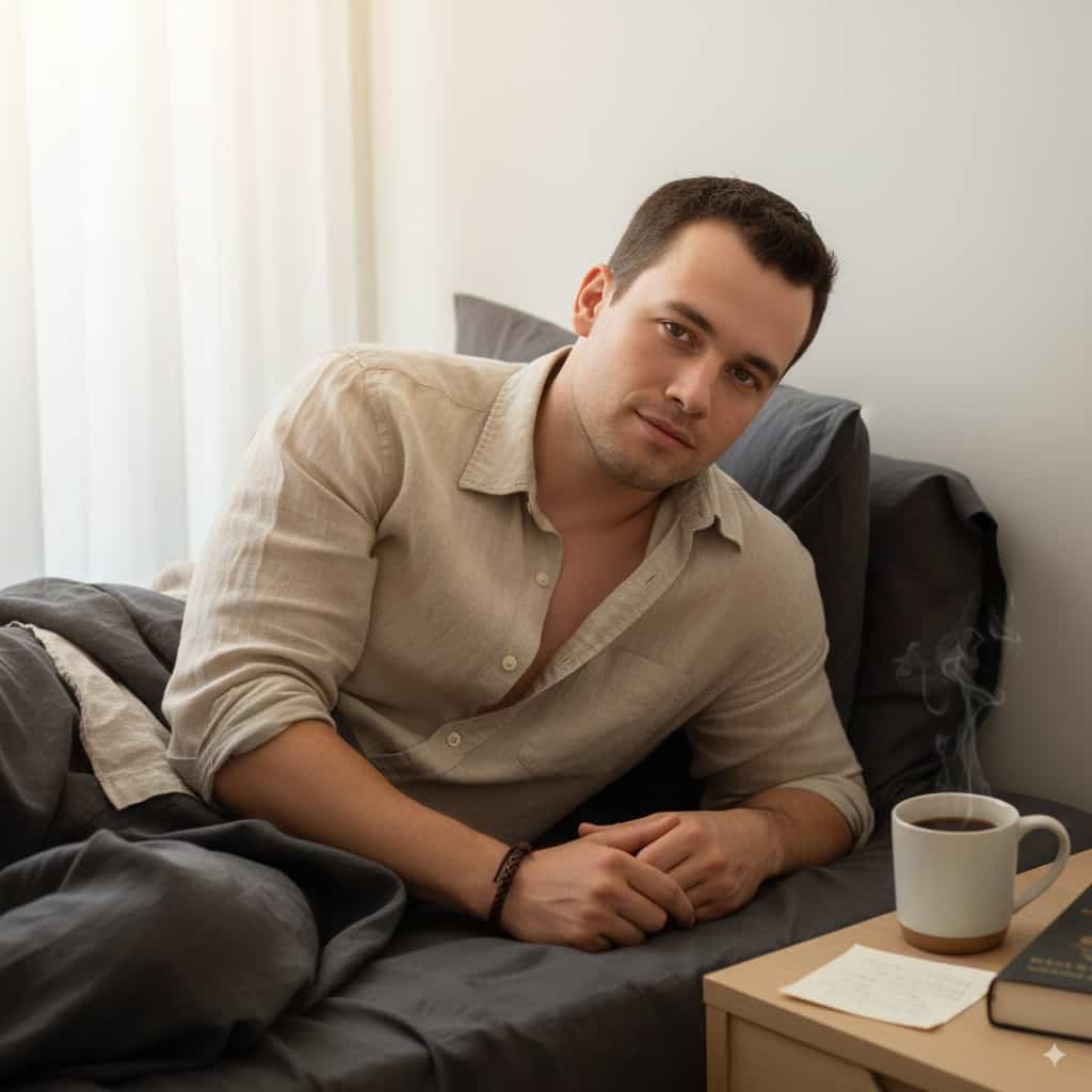 Jonas P. city evening portrait.