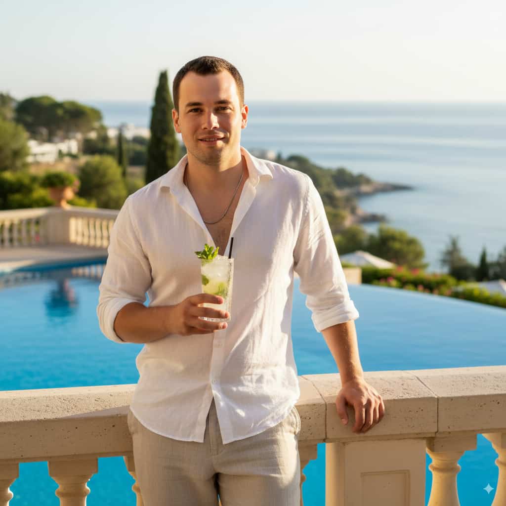 Jonas P. studio black & white.