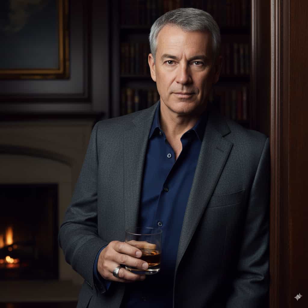 Richard D. living room formal pose.