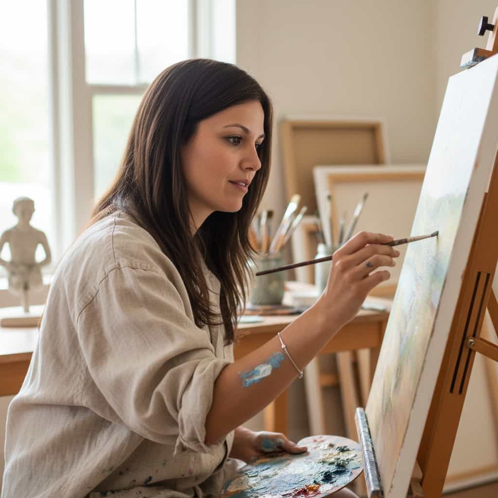 Stephany K. smart-casual blazer.